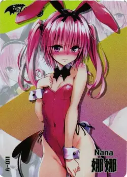 NANA Bunny Girl Holographic Custom Art Goddess Story Collectible Card - Image 1