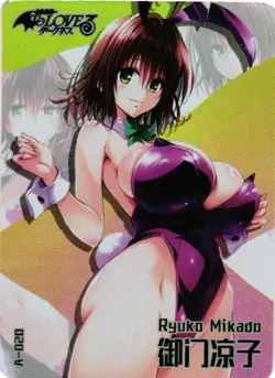 RYUKO MIKADO Bunny Girl Holographic Custom Art Goddess Story Collectible Card - Image 1