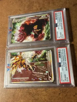 PSA 10 HO-OH LEGEND POKEMON JAPANESE CARD HEARTGOLD 1ST EDITION 2009 *LOW POP* - Image 2