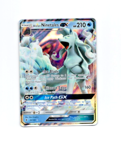 Pokemon Guardians Rising ALOLAN NINETALES GX 22/145 Ultra Rare Card MINT-NM - Image 1