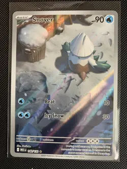 Snover 140/132 ME01: Mega Evolution Illustration Rare Pokemon Card NM - Image 1