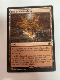 Den of the Bugbear Adventures in the Forgotten Realms #254 Rare - Image 1