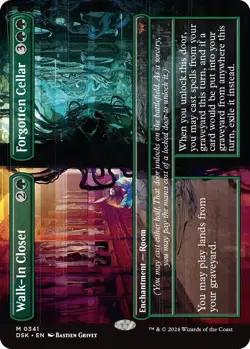 Walk-In Closet // Forgotten Cellar (Borderless) [DSK - 341] - NM [Normal] TCG... - Image 1
