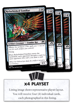 Refurbished Familiar X4 [Modern Horizons 3] MTG - PLAYSET NM 💀 - Image 1