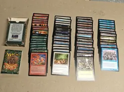 5x Mirage Starter Decks Opened Complete With Booklet & Box Magic The Gathering - Image 5