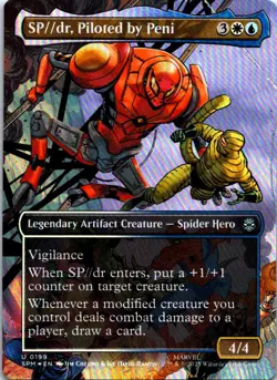 FOIL SP//dr, Piloted by Peni (Borderless) U Marvel's Spider-Man 199 LP - Image 1
