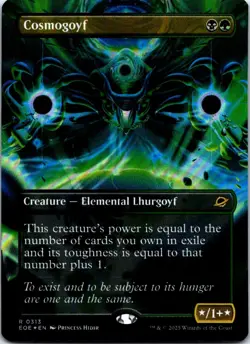 FOIL Cosmogoyf (Borderless) R Edge of Eternities 313 LP - Image 1