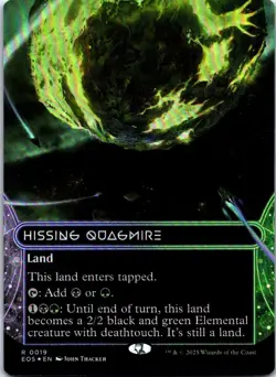FOIL Hissing Quagmire () (Borderless) R Edge of Eternities: Stellar Sights 19 LP - Image 1