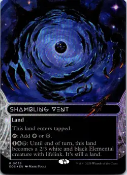 FOIL Shambling Vent () (Borderless) R Edge of Eternities: Stellar Sights 38 LP - Image 1