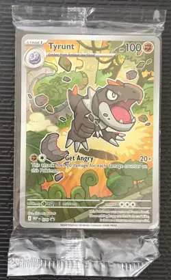 Pokemon TCG Tyrunt Perfect Order 070 ETB Blackstar Promo Pokemon Card - SEALED - Image 1