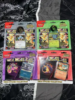 Pokemon Ascended Heroes Tech Sticker Collection &Blister Pack Lot 🌀All Swirls🌀 - Image 1
