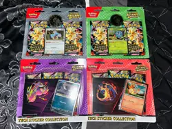 Pokemon Ascended Heroes Tech Sticker Collection &Blister Pack Lot 🌀All Swirls🌀 - Image 2