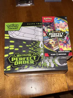 Pokemon Mega Evolution Perfect Order Elite Trainer Box Booster Bundle English - Image 1