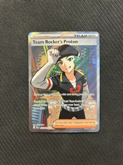 Pokemon TCG Team Rocket's Proton 227/182! NM Condition! See Description! - Image 1