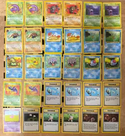 POKEMON TCG 30 X FOSSIL 1999/2000 CARDS COMMON EXCELLENT CONDITION NO PLAY - Image 1