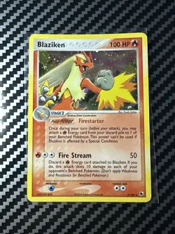 Blaziken 3/109 Ruby and Sapphire Holo Pokemon TCG - Image 1