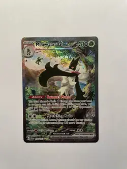 Pokemon Meowscarada ex 256/193 SV02 Paldea Evolved Special Illustration Rare EX… - Image 1