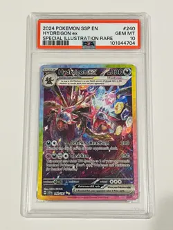 Pokemon SV Surging Sparks- Hydreigon ex Special Illustration SIR #240/191 PSA 10 - Image 1