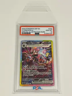 Pokemon SV Surging Sparks- Hydreigon ex Special Illustration SIR #240/191 PSA 10 - Image 3