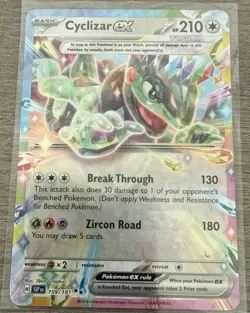 Pokemon Cyclizar EX Surging Sparks Ultra Rare Holo 159/191 MINT PACK FRESH! - Image 1