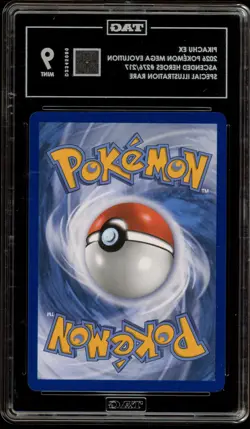 Pokemon Pikachu ex Ascended Heroes Special Illustration Rare #276 TAG 9 Mint - Image 2