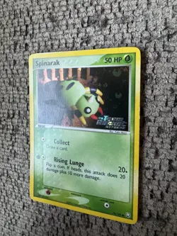 2004 Pokemon EX Team Rocket Returns 78/109 Spinarak Reverse Holo NM Rare Gold - Image 2