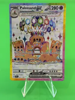 Pokemon Palossand S & V Surging Sparks Ultra Rare Full Art 221/191 NM!! - Image 1