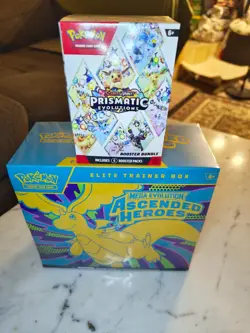 Pokemon Ascended Heroes Etb & Prismatic Evolutions Booster Bundle - Image 5