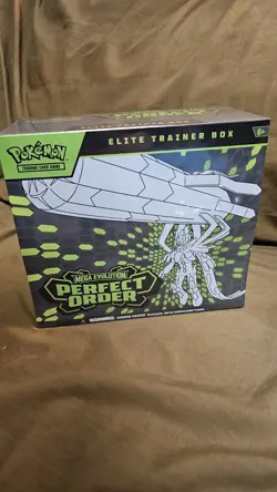 Pokemon TCG: Mega Evolution: Perfect Order: Elite Trainer Box SEALED - Image 1