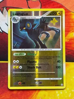Luxray Reverse Holo Rare 8/146 - Pokemon Diamond & Pearl Legends Awakened - LP - Image 1