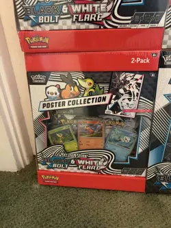 Pokemon TCG Black Bolt & White Flare Poster Binder Collection! Sams club bundle - Image 5