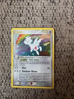 2004 Pokemon EX Team Rocket Returns 14/109 Togetic Reverse Holo NM Rare Gold tcg - Image 1