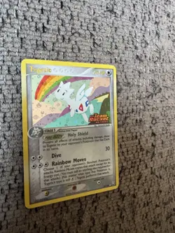 2004 Pokemon EX Team Rocket Returns 14/109 Togetic Reverse Holo NM Rare Gold tcg - Image 2