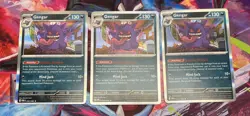 Pokemon TCG Gengar 050/088 Perfect Order (POR) Holo Lot Of 3 Nm. - Image 2