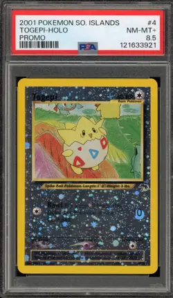 Pokemon Togepi Southern Islands Holo Promo #4 PSA 8.5 - Image 1