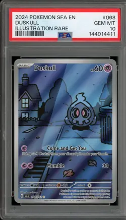 Pokemon Duskull Shrouded Fable Illustration Rare #068 PSA 10 Gem Mint - Image 1