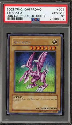 Yu-Gi-Oh! Seiyaryu Dark Duel Stories Promo DDS-004 PSA 10 Gem Mint - Image 1