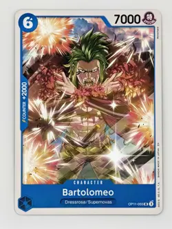 Bartolomeo (Special) | One Piece TCG OP11 | Blue Dressrosa Supernovas | NEW NM - Image 1
