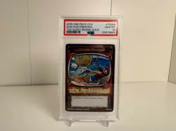 2005 SHONEN JUMP'S ONE PIECE CCG THE QUEST BEGINS #TE028 GUM GUM PINWHEEL PSA 10 - Image 3