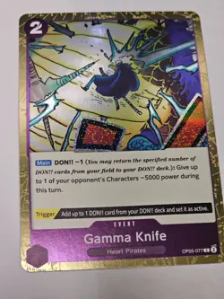 One Piece - Gamma Knife Pirate FOIL R - PRB02 Premium The Best - Image 1