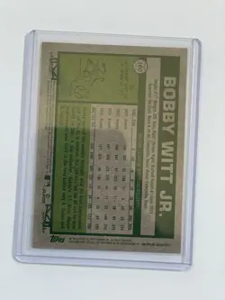 2026 Topps Heritage BOBBY WITT Jr. #160 Dark Green Border Kansas City Royals - Image 2