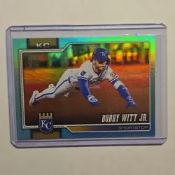 Bobby Witt Jr. 2026 Topps Series 1 Aqua Foil Parallel Royals SP - Image 1