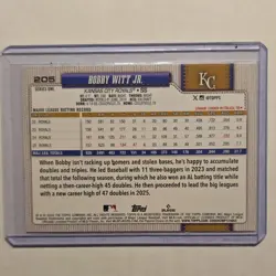 Bobby Witt Jr. 2026 Topps Series 1 Aqua Foil Parallel Royals SP - Image 2