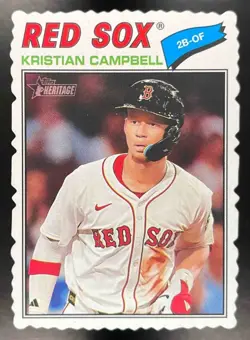 Kristian Campbell 2026 Topps Baseball Heritage Deckle Edge #367 - Image 1