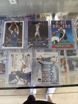 2025-2026 Topps Cooper Flagg 5 Card Lot All Rookies 3 Inserts 2 Base Rookies - Image 1
