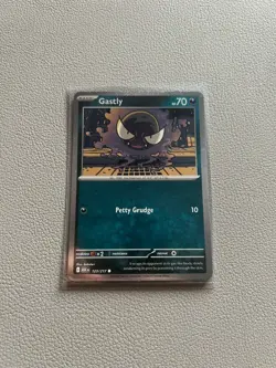 Gastly 123 Cosmo Holo Ascended Heroes Tech Sticker Promo Pokemon Card - Image 1