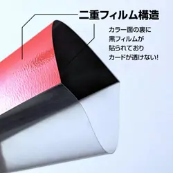 Allone Card Sleeve, 2nd layer, Anti-Watermark Embossed Color Sleeve, 66x91mm, Re - Image 2