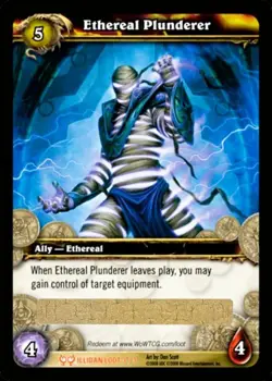 WoW TCG Loot Card - Ethereal Plunderer - Unused/Unscratched - Image 1