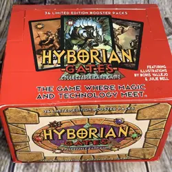 HYBORIAN GATES CARD GAME NEW BOX! 36 LIMITED EDITION BOOSTER PACKS! Boris - Image 1