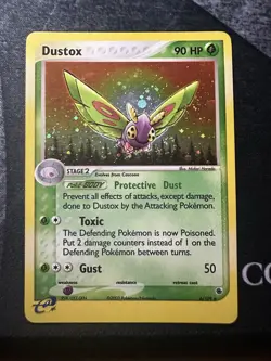 Pokemon TCG Dustox EX Ruby and Sapphire Holo Rare Card 6/109 LP-NM Condition - Image 1